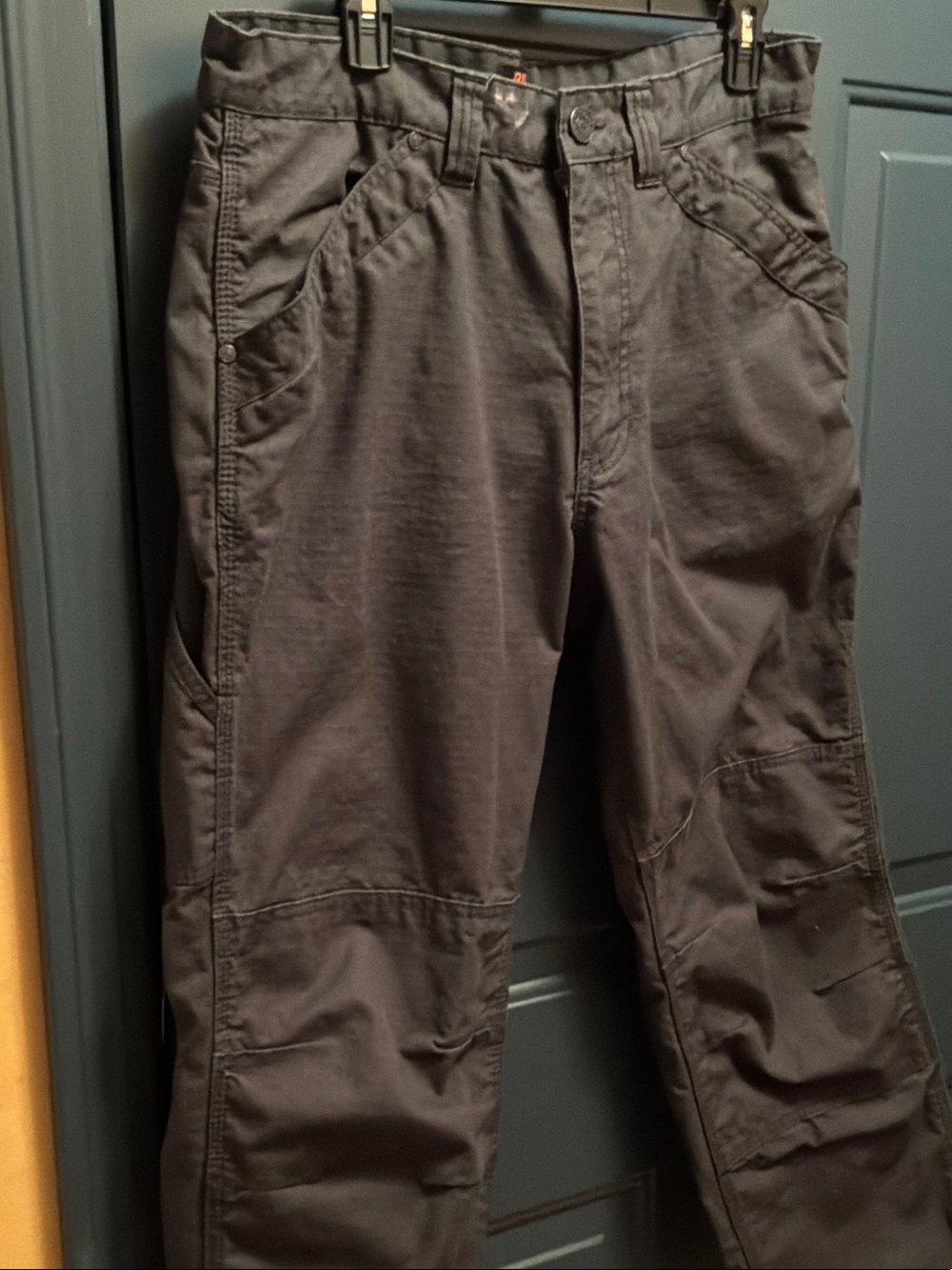 Men's Gray Cargo Pants with Utility Pockets